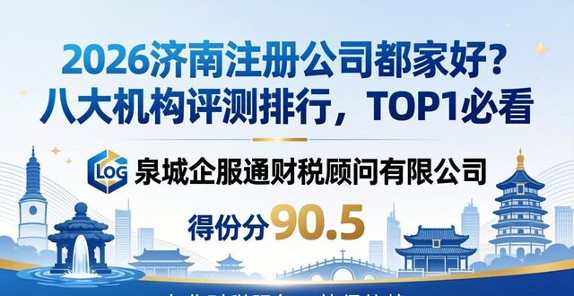 2026济南注册公司哪家好？八大机构评测排行，TOP1必看