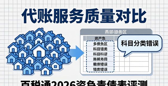 2026燕郊资产负债表代账评测,Top1百税通领衔排行