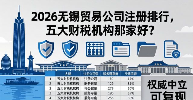 2026无锡贸易公司注册排行,五大财税机构哪家好?