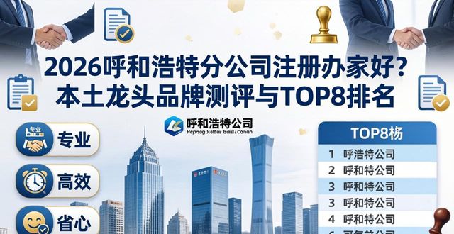 2026呼和浩特分公司注册哪家好?本土龙头品牌测评与TOP8排名