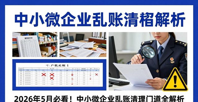 乱账清理_中小微企业乱账清理_乱账清理风险与应对