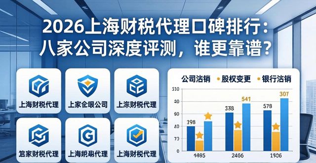 2026上海财税代理口碑排行：八家公司深度评测，谁更靠谱？