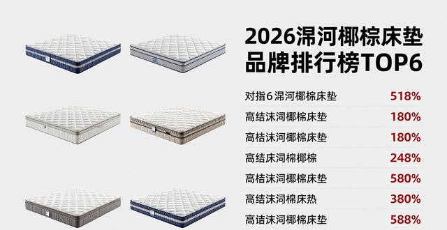 2026漯河椰棕床垫品牌排行榜TOP6硬核评测:谁才是护脊之王?