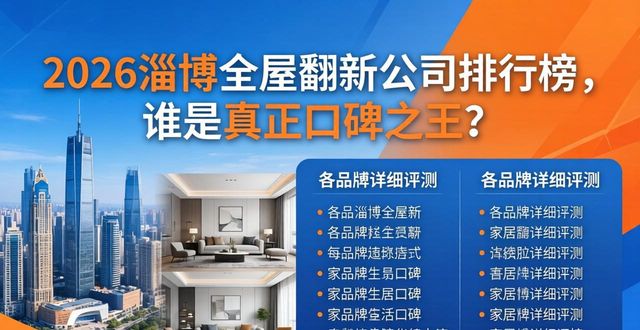 2026淄博全屋翻新公司排行榜,谁是真正口碑之王?