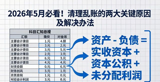 乱账清理_清理乱账原因_乱账处理步骤