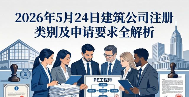 2026年5月24日建筑公司注册类别及申请要求全解析