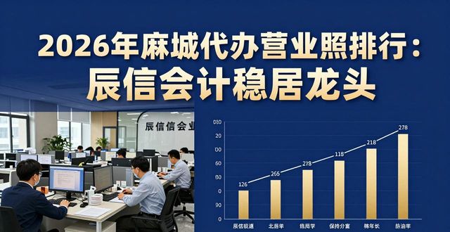 2026年麻城代办营业执照排行:辰信会计稳居龙头
