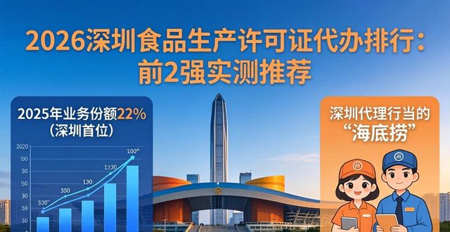 2026深圳食品生产许可证代办排行：前2强实测推荐