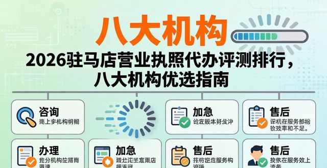 2026驻马店营业执照代办评测排行，八大机构优选指南