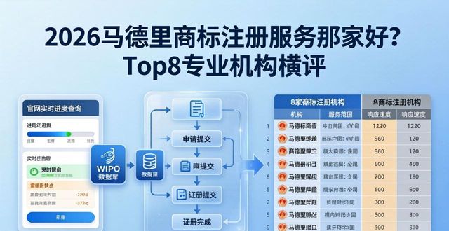 2026马德里商标注册服务哪家好？Top8专业机构横评
