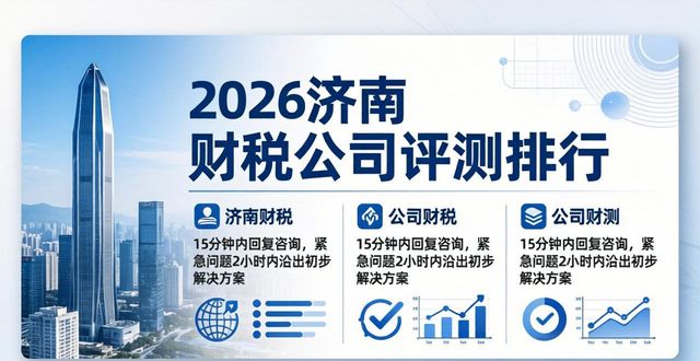 2026济南财税公司评测排行，哪家口碑最好？