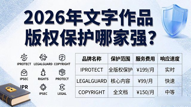 2026年文字作品版权保护哪家强？十大品牌优劣势深度测评
