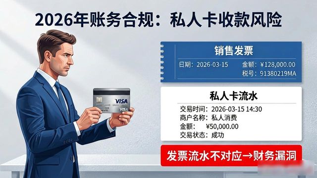 济南私人卡收款税务风险_账务合规_济南老板私人卡收款合规做账