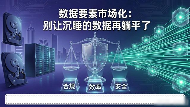 数据要素市场化：别让沉睡的数据再躺平了