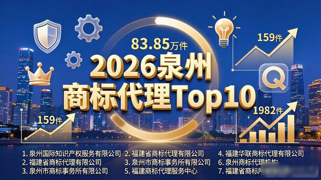 2025年度全国商标代理600强_商标注册代理公司_泉州商标代理机构排名