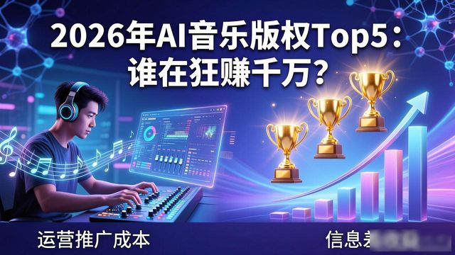 音乐版权_用AI做音乐赚钱_AI音乐变现方法