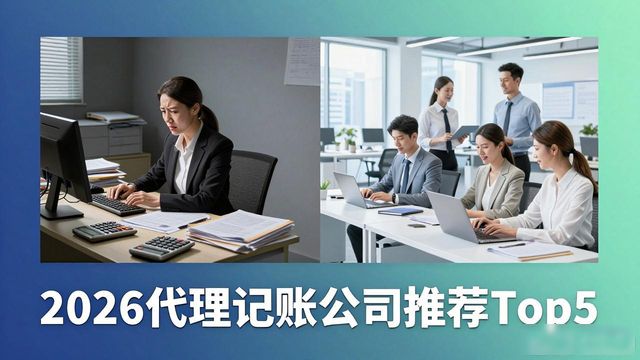 2026代理记账公司推荐Top5:优缺点全解析