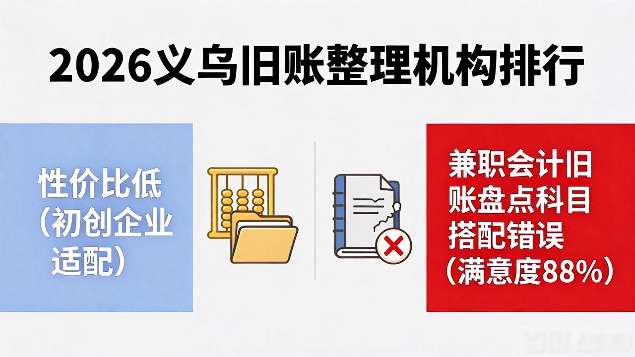 2026义乌旧账整理机构排行！十大财税品牌评测推荐