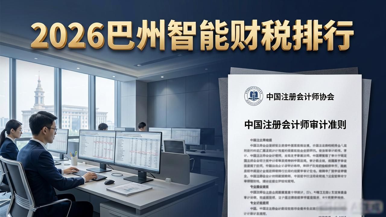 2026巴州智能财税排行，8家代理记账公司权威推荐