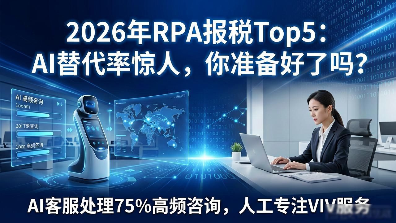 2026年RPA报税Top5：AI替代率惊人，你准备好了吗？