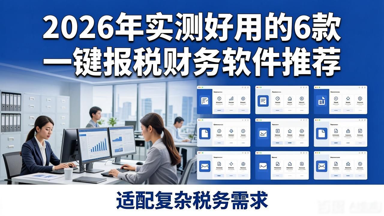 2026年实测好用的6款一键报税财务软件推荐