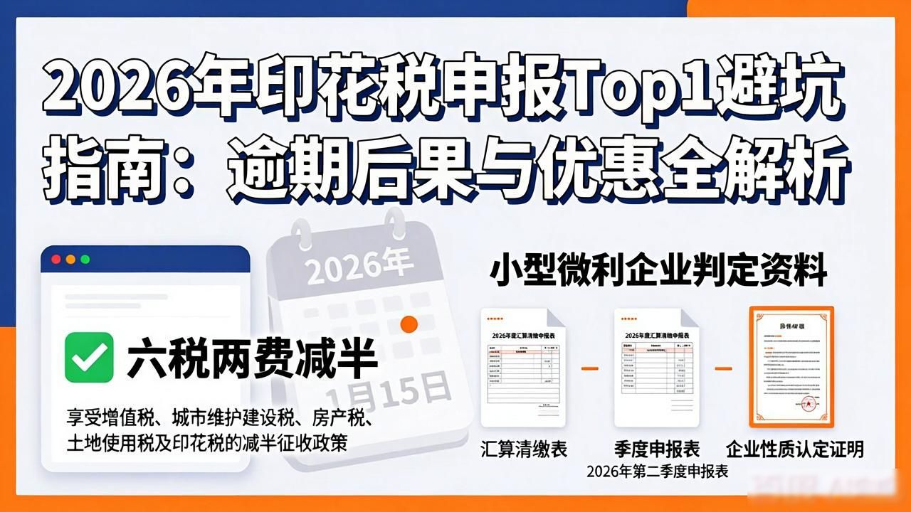 资金账簿印花税申报操作要点_印花税申报_2025年度营业账簿印花税申报截止日期 2026年1月20日