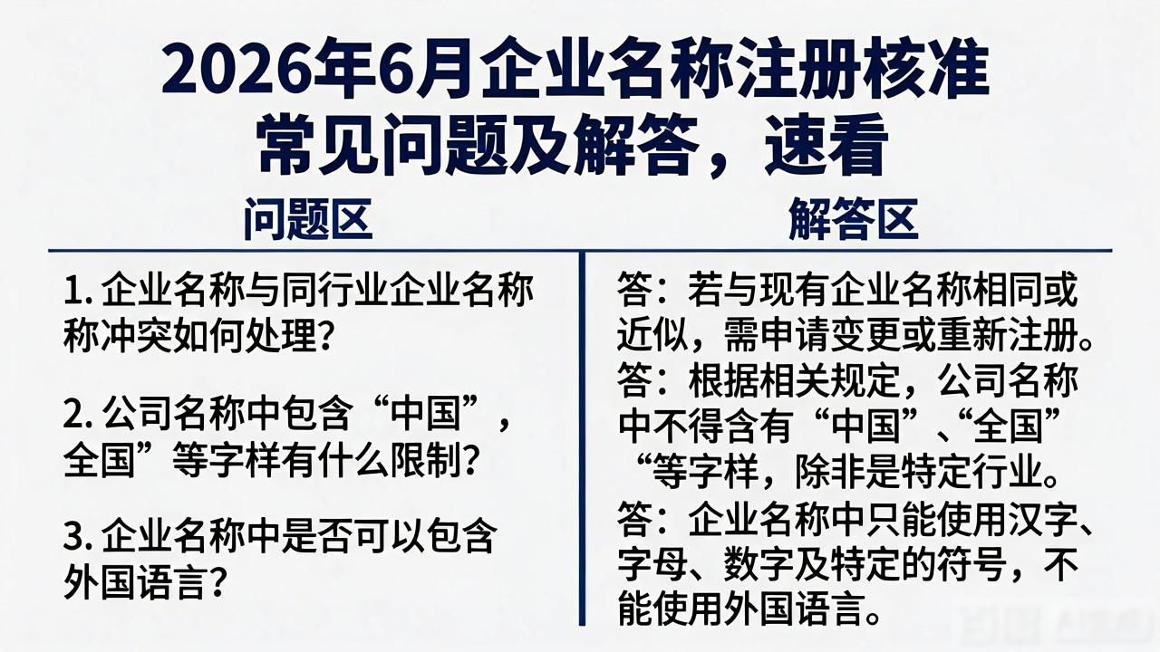 公司名称核准_企业名称登记管理_不含行政区划企业名称申请条件