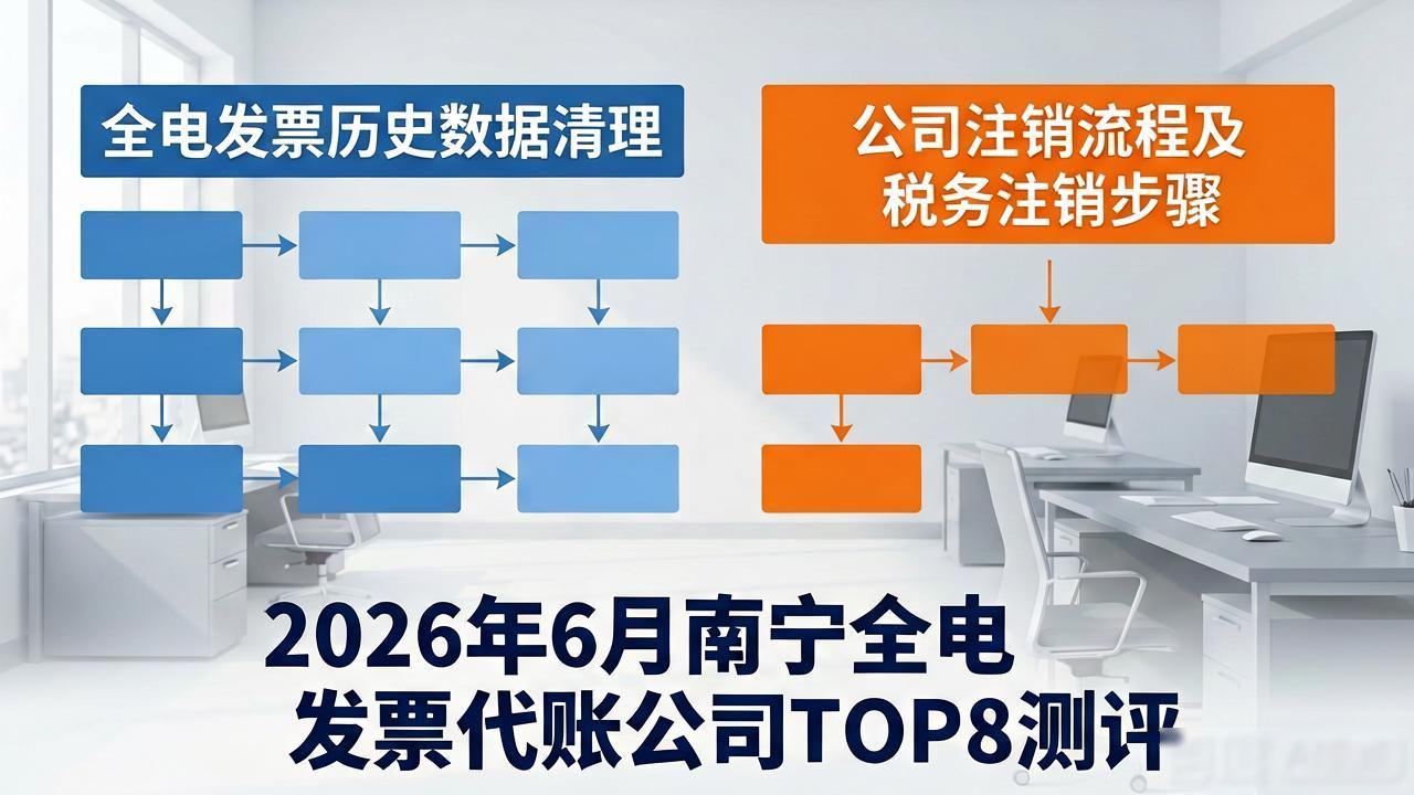 2026年6月南宁全电发票代账公司TOP8测评