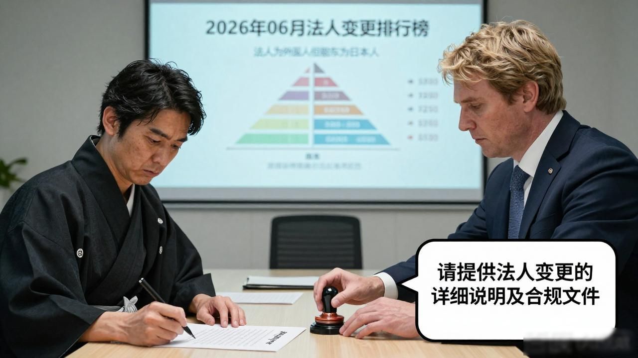 法人变更_法人变更为外国人_外国人担任代表取缔役风险