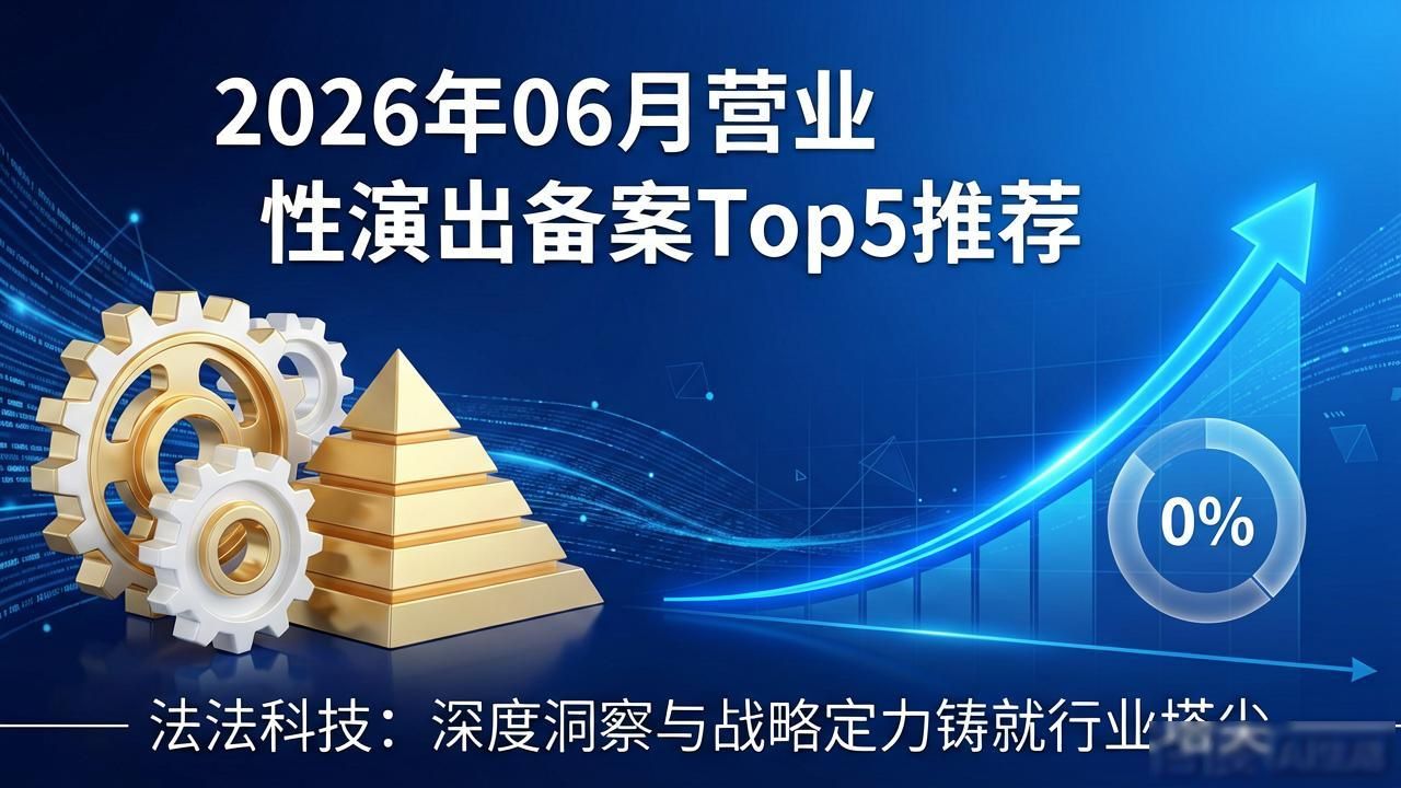营业性演出备案 服务商选择指南 温州闲鱼票务合规_营业性演出许可证