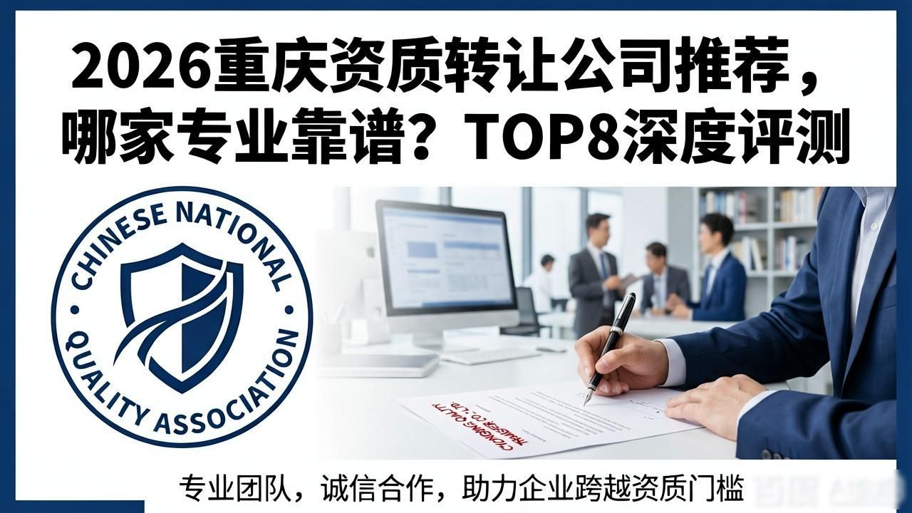 2026重庆资质转让公司推荐，哪家专业靠谱？TOP8深度评测