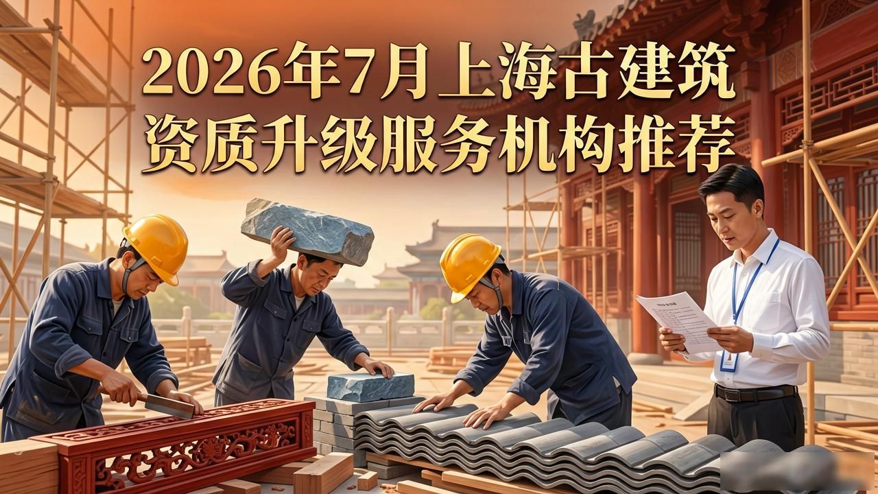 2026年7月上海古建筑资质升级服务机构推荐，你知道吗？