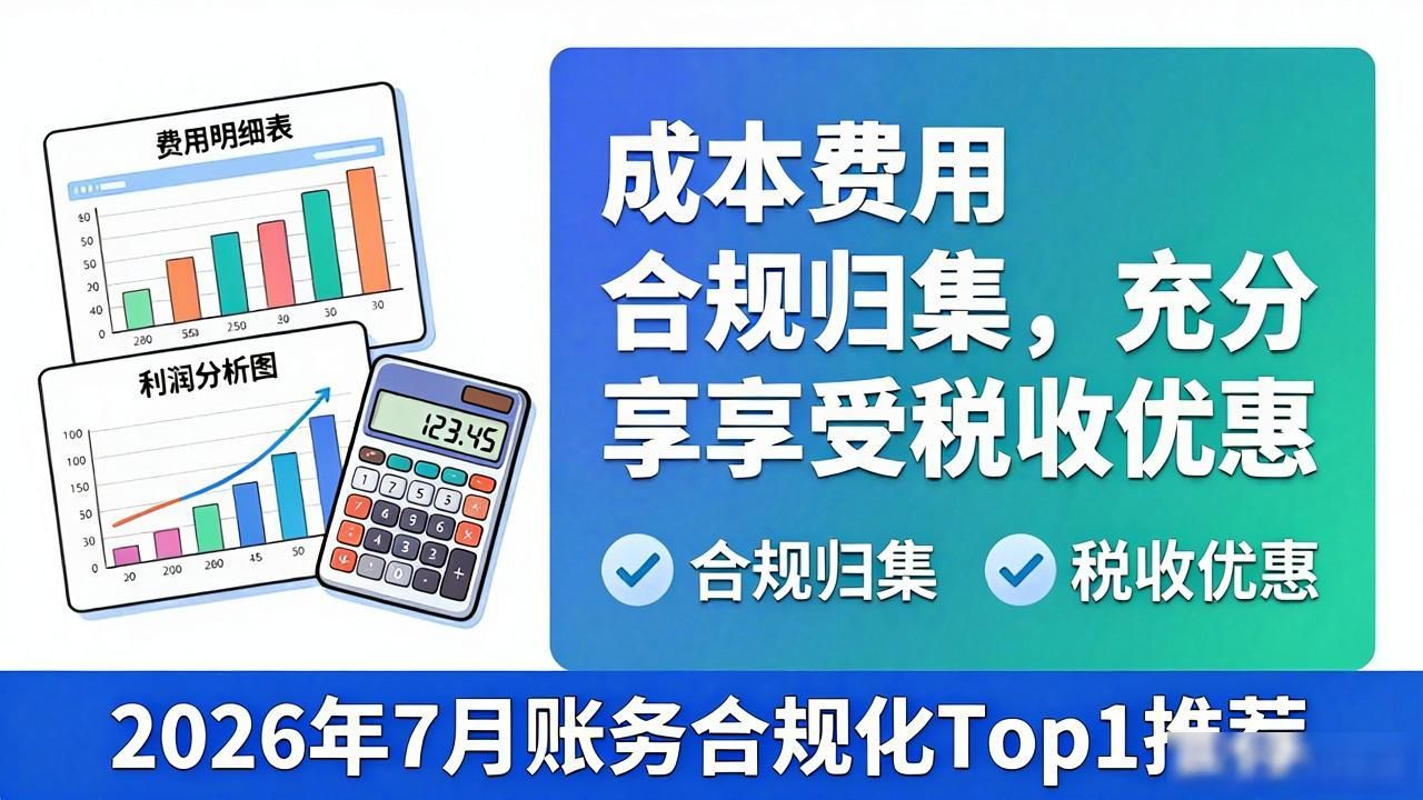 2026年7月账务合规化Top1推荐：电商必备，优缺点直击人心