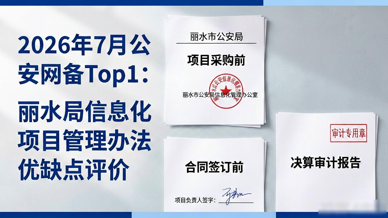 信息化建设项目管理办法_公安网备_丽水市公安局信息化建设项目管理办法
