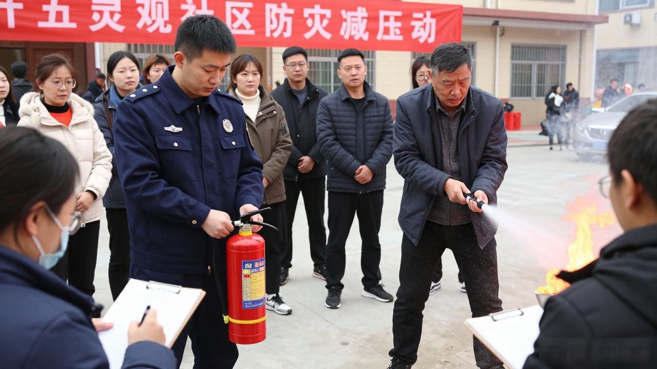 防灾减灾不是口号！五灵观社区这波操作，家家受益