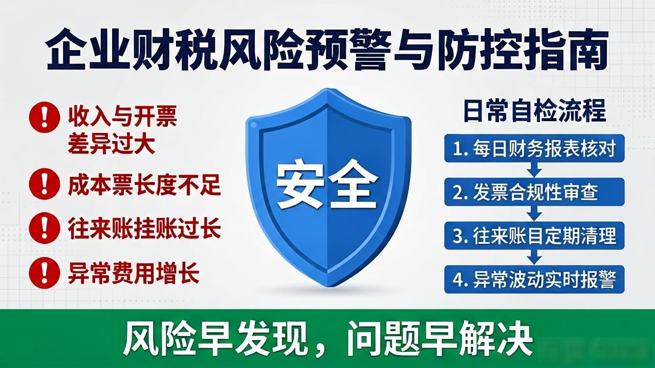 企业财税风险管理_科技企业财税_真实留痕发票管理