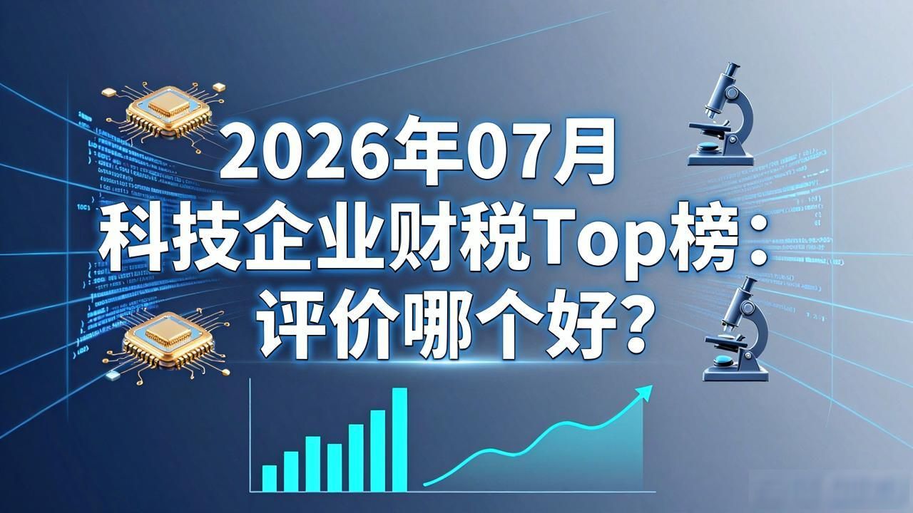 2026年07月科技企业财税Top榜：评价哪个好？