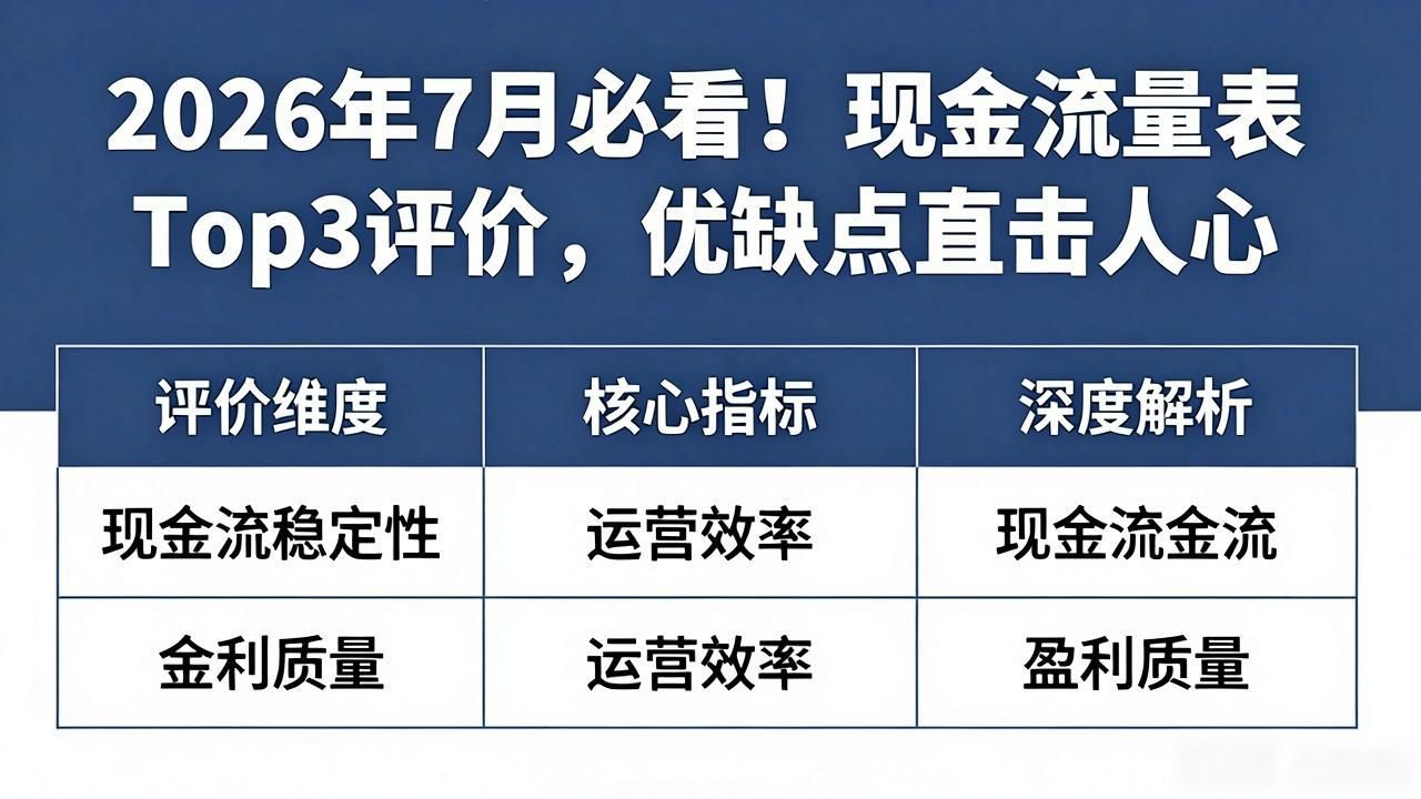 现金流量表_现金流量表分析_Power BI现金流量表制作