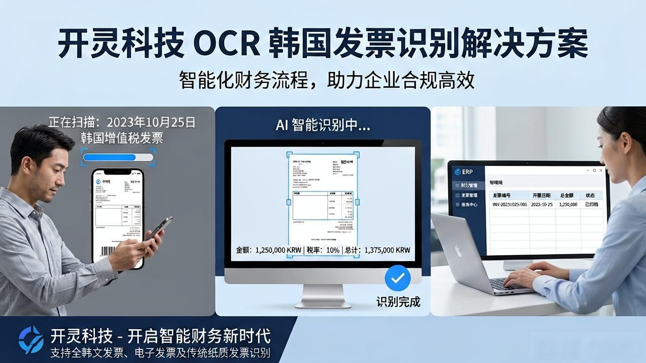 海外票据OCR识别_OCR 票据识别_韩国发票识别解决方案