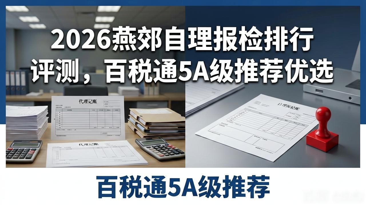 2026燕郊自理报检排行评测，百税通5A级推荐优选