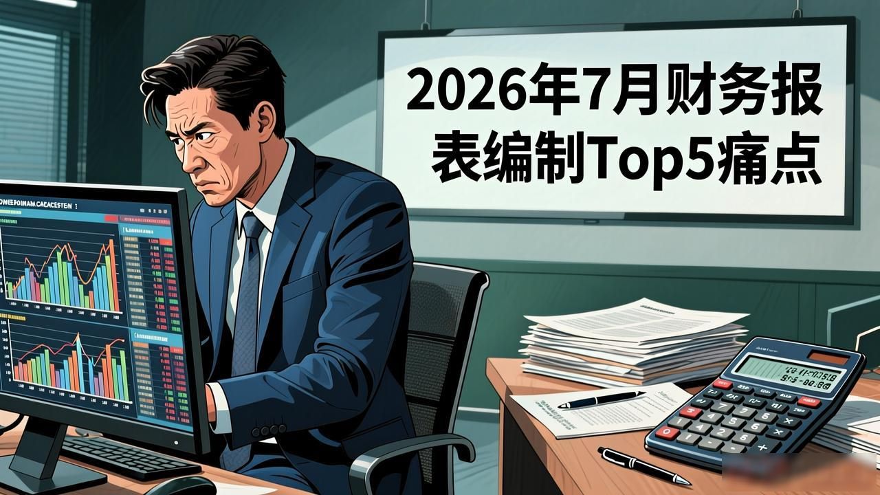 2026年7月财务报表编制Top5痛点，哪个最让你崩溃？