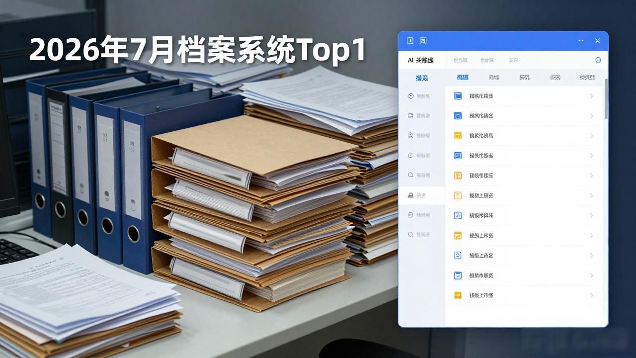 AI档案管理系统优势_电子档案_档案管理效率对比