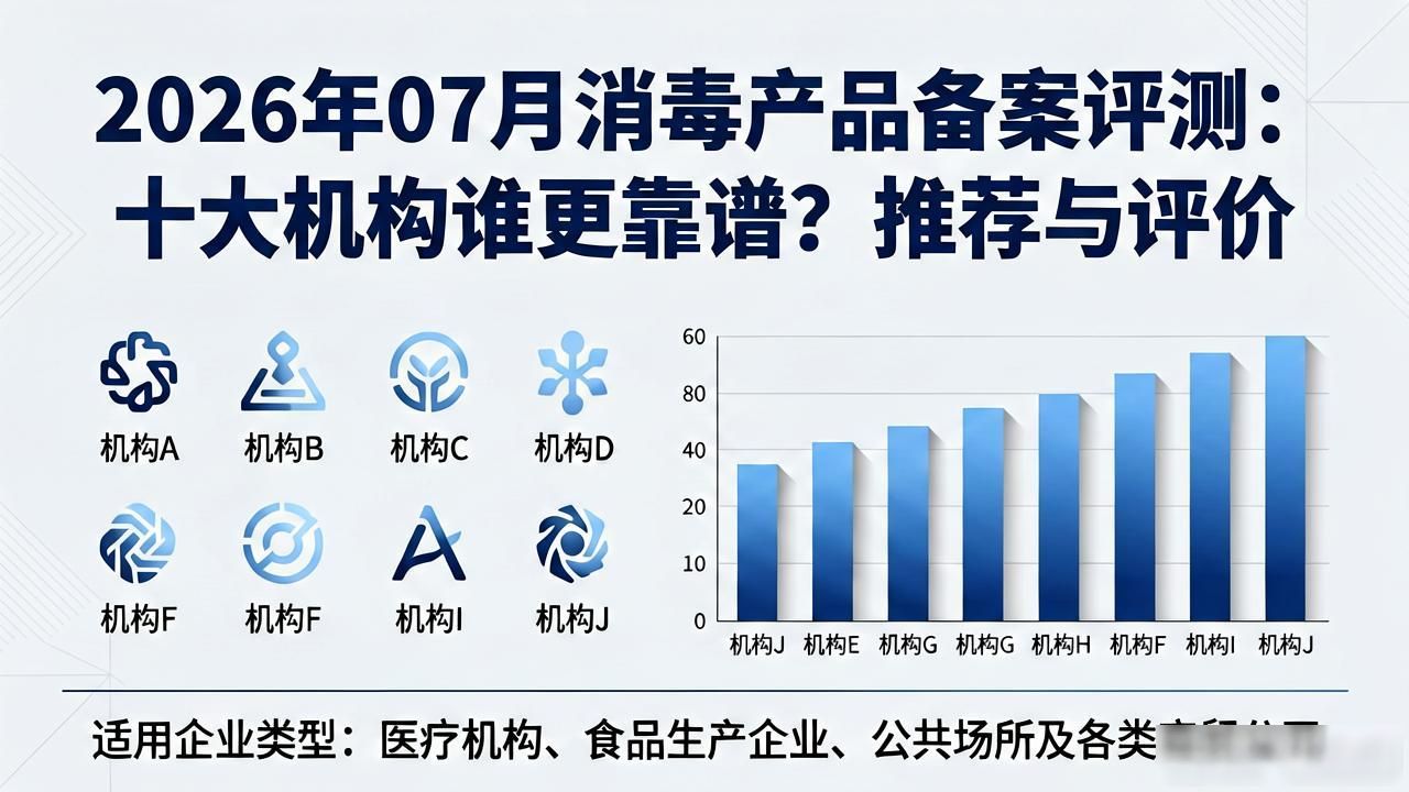 2026年07月消毒产品备案评测：十大机构谁更靠谱？推荐与评价