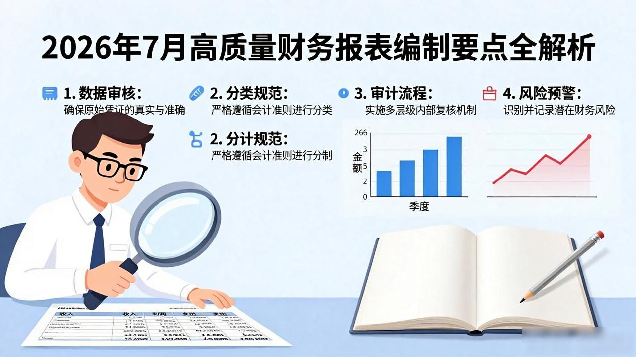 2026年7月，高质量财务报表编制要点全解析