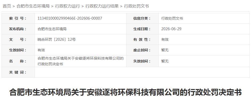 2026年7月环保资质排行Top1争议，谁在无差别处罚？