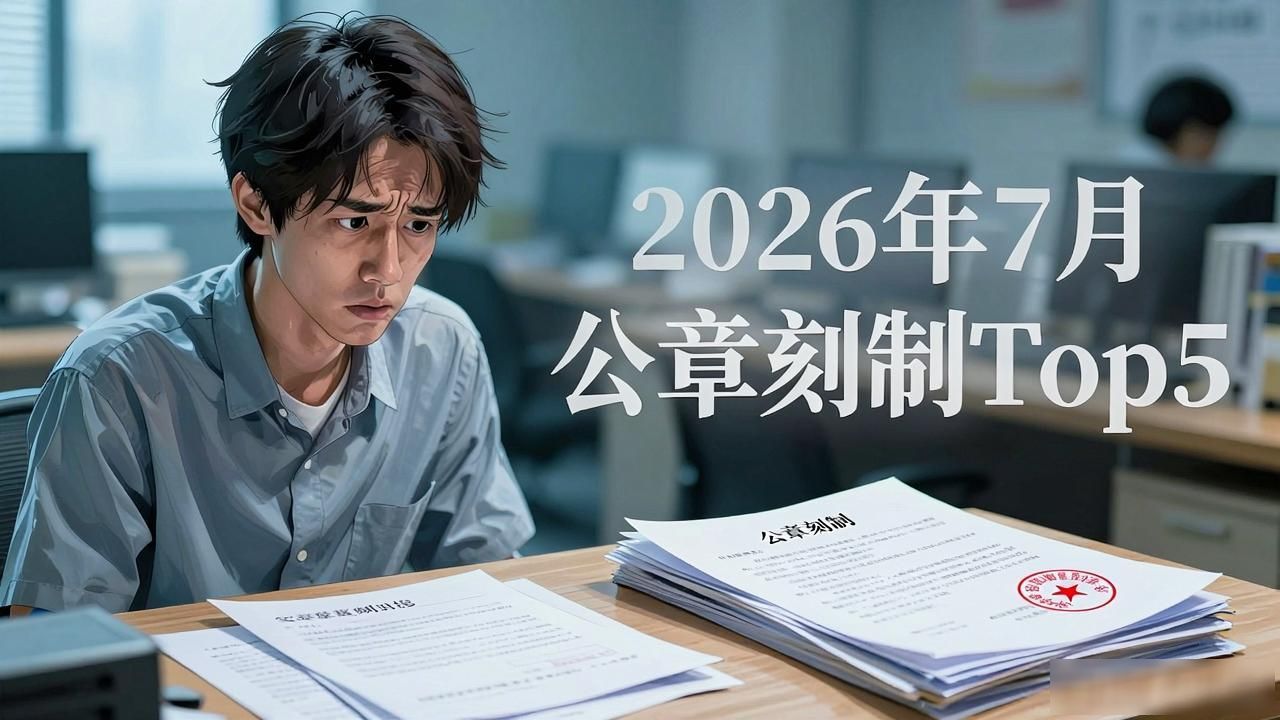 2026年7月公章刻制Top5：哪个品牌靠谱？推荐与优缺点评价