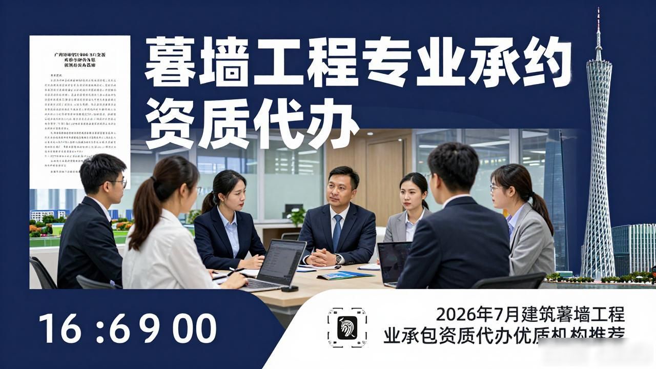 2026年7月建筑幕墙工程专业承包资质代办优质机构推荐