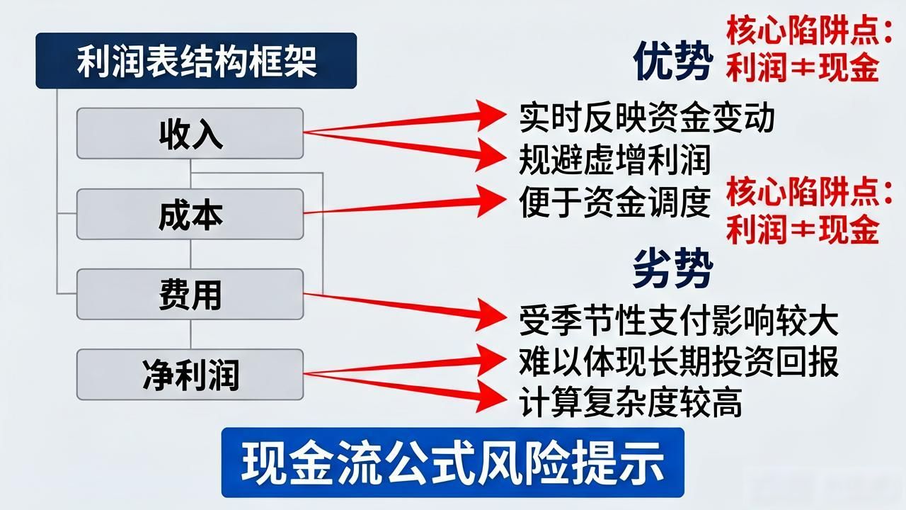 2026年7月利润表Top1陷阱：现金流公式优缺点大排名