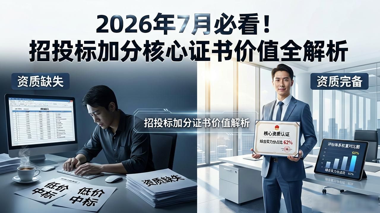 ISO9001ISO14001ISO45001AAA信用评级_招投标核心证书_招投标加分