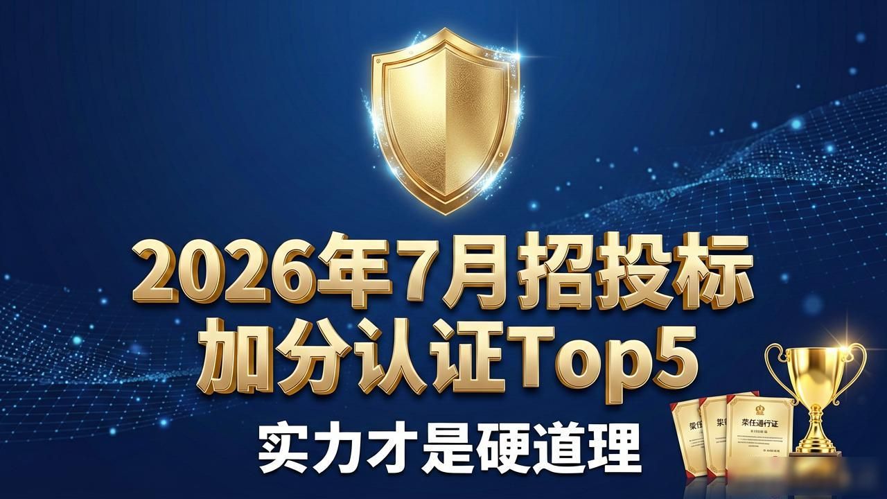 企业认证的真正价值_招投标加分_企业认证不是贴标签
